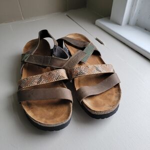 Brown Strappy Sandals